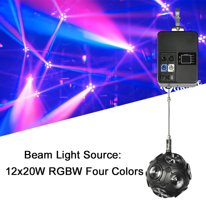 Igracelite 1 Lift + 1 Led Lifting Football Light Rgbw Disco Football With Dmx Lift Lights