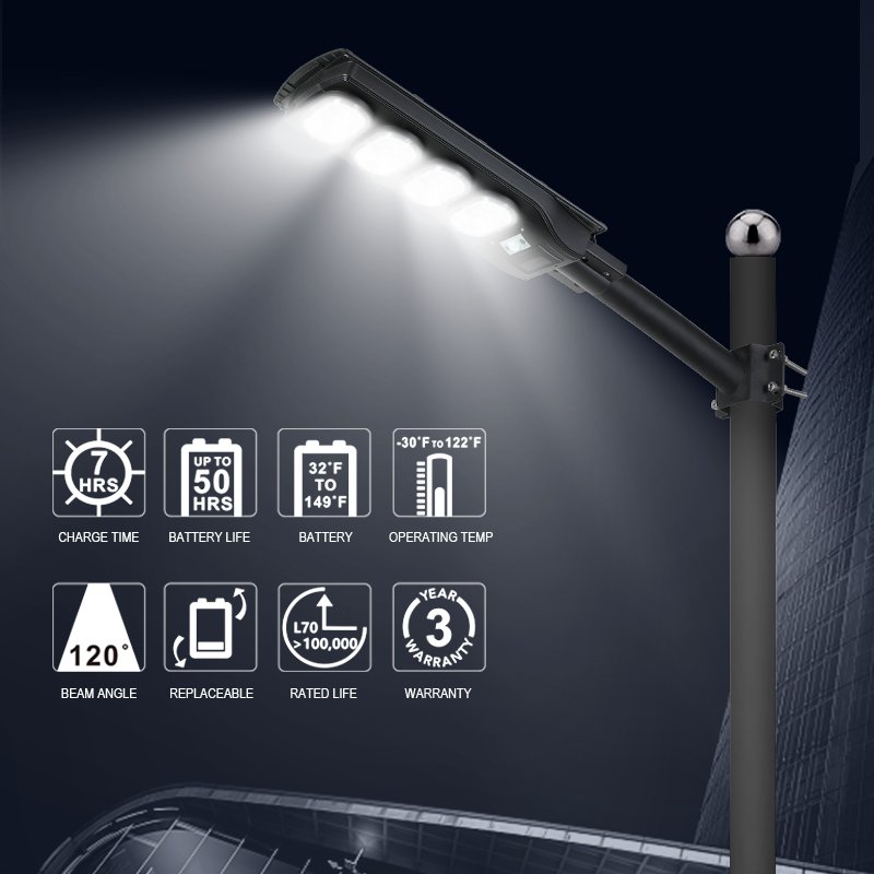 High Quality Best Seller Ip65 Split Waterproof 5730 Led 44Pcs 3000 6000K 4.5W Polysilicon Solar Street Lights