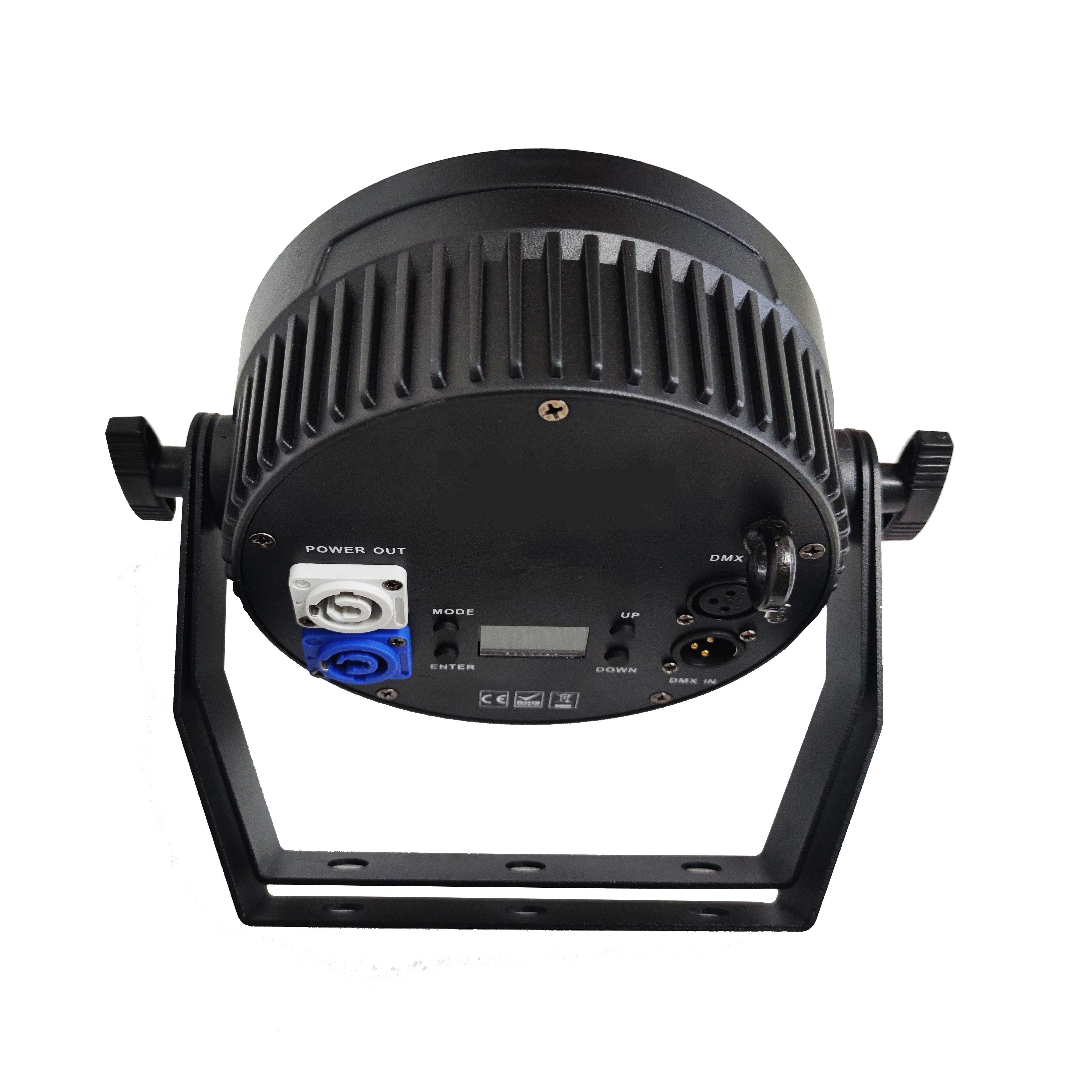High Quality Aluminum Mini Flat 12X10W Rgbw Remote Control Led Par Light for Wedding Party Dj Disco
