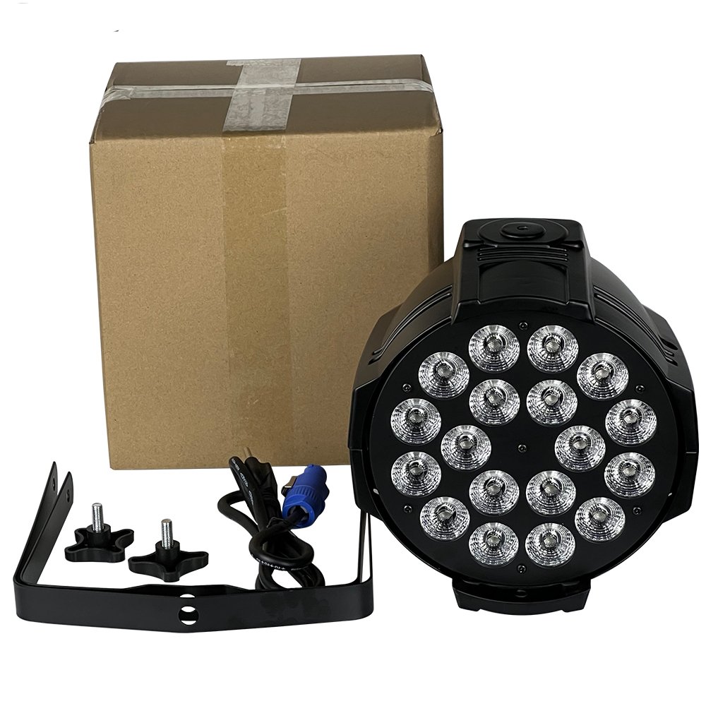18x12W/15W/18W RGBW RGBWA RGBWA UV 4/5/6in1 Led Par 64 Can Stage Light Powercon in Out Wedding LED Wash Parcan Stage Lighting