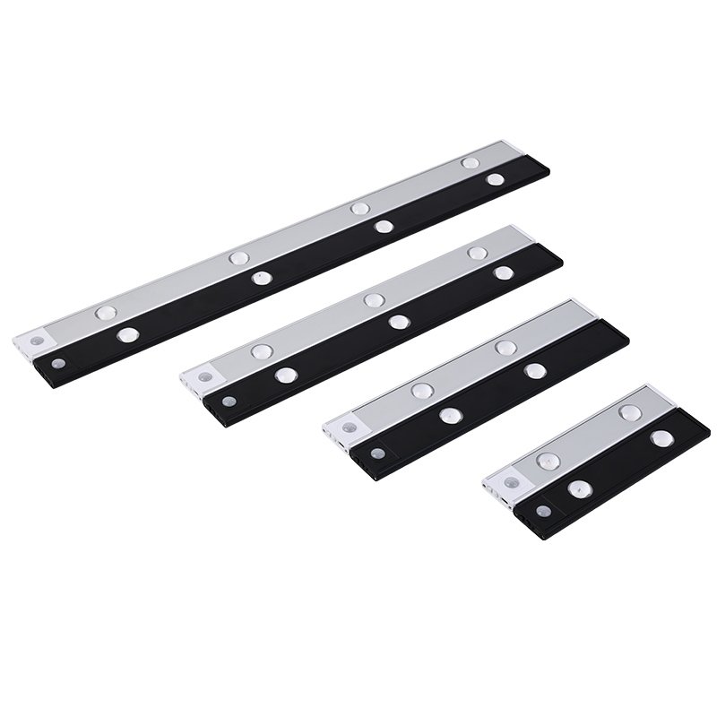 40cm 60cm 80cm Led Motion Sensor Cabinet Light Led Wardrobe Closet Light Rechargeable Kitchen Cabinet Light