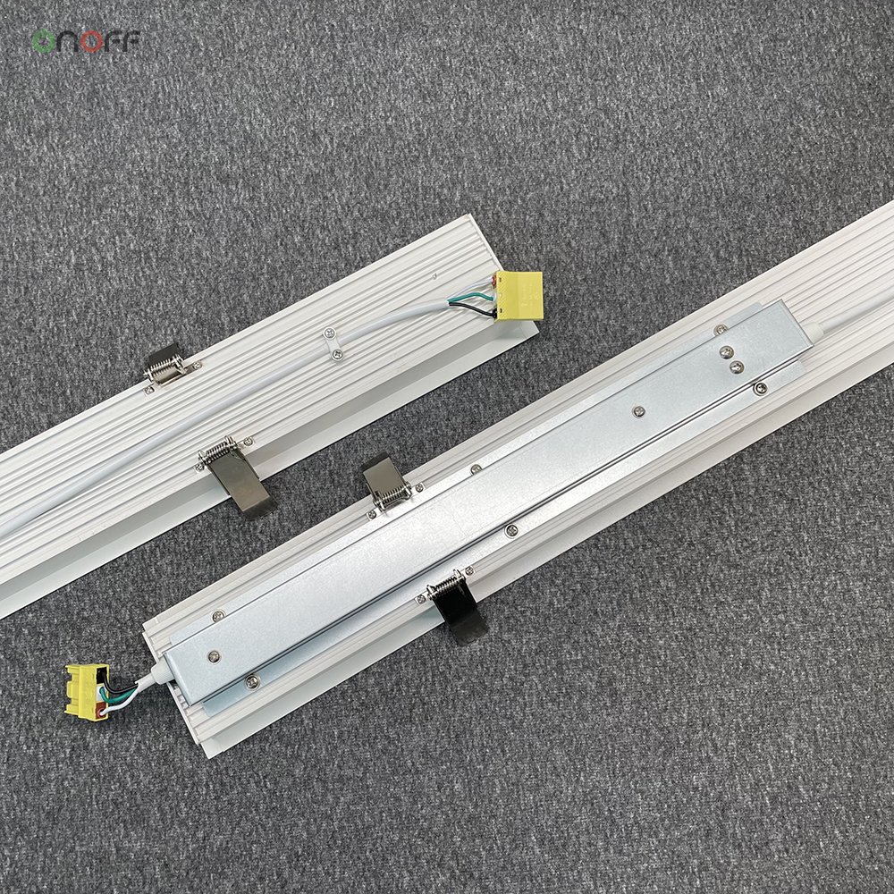 Linkable Aluminum Flush Mount LED Linear Gypsum Ceiling Light Profile Linear Led Light in Ceiling