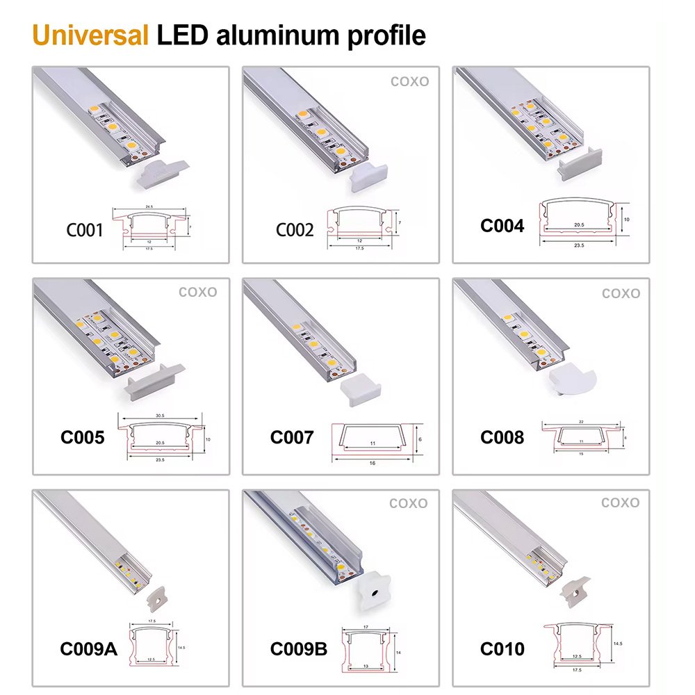 Aluminum Profile for Led Light 35mm 30mm Plasterboard Extrusion Ceiling Aluminium Drywall Corner Rail Aluminum Light Led Profile