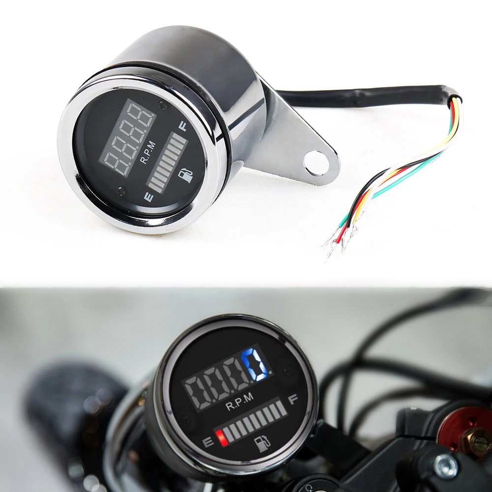 Motorcycle Meter Oil Digital Instrument Tachometer