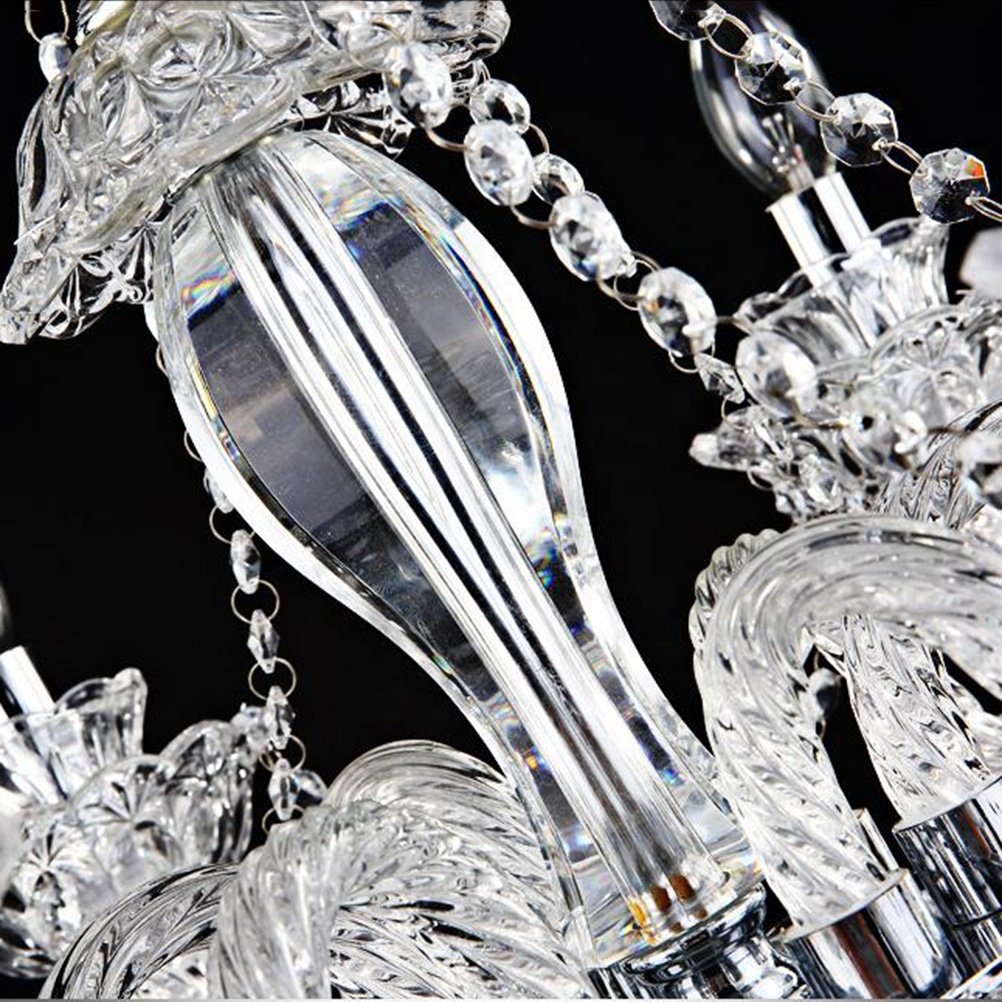 American Crystal Pendant Light Restaurant Living Room Bedroom Chandelier Ceiling Light Luxury Villa Hotel Hall Chandelier
