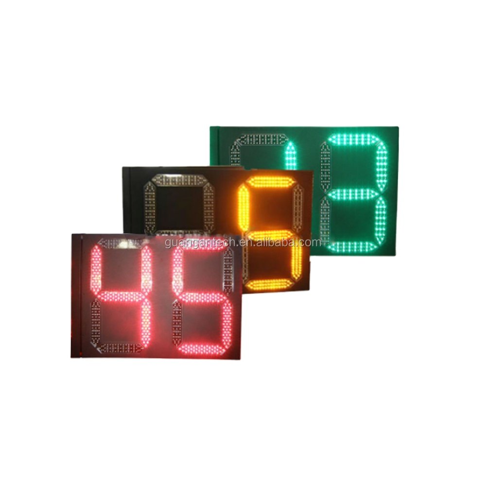 800*600mm Two Digit Tri-Color Traffic Countdown Meter