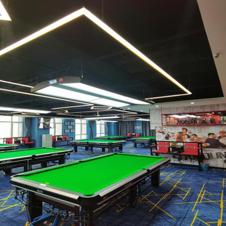 Modern Led Square Linear Lamp 3Cct Chandelier Aluminum Shadowless Billiard Table Lights Led Snooker Pool Linear Light