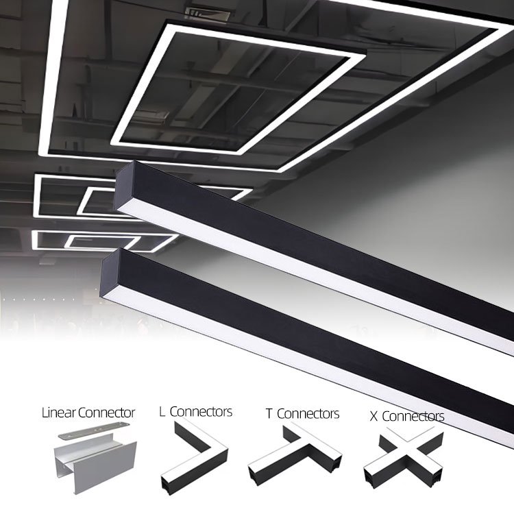Modern Led Square Linear Lamp 3Cct Chandelier Aluminum Shadowless Billiard Table Lights Led Snooker Pool Linear Light