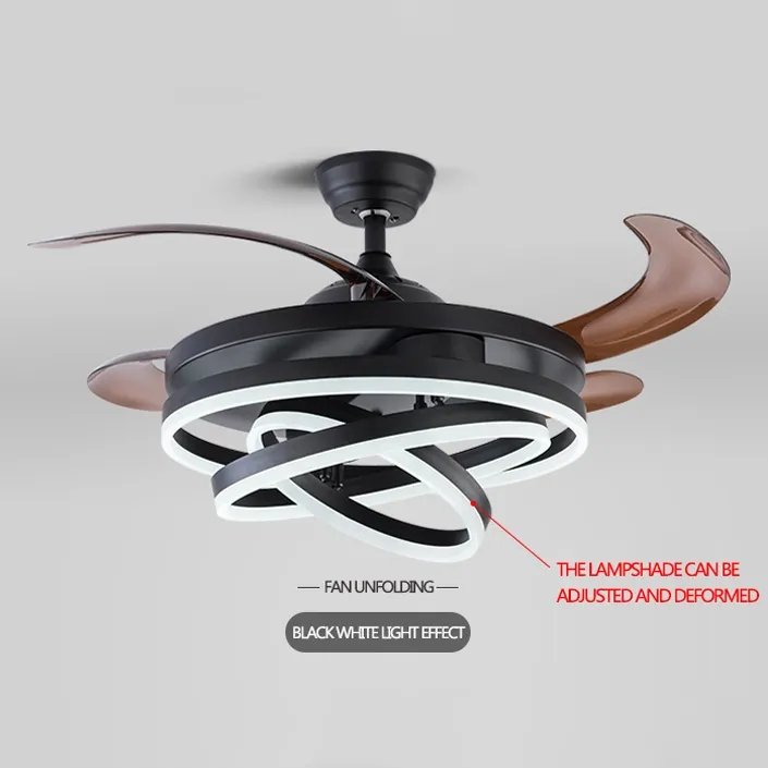 Ceiling Fan Traditional Remote Control 42 Inch Classic Modern Style Ceiling Fan Light