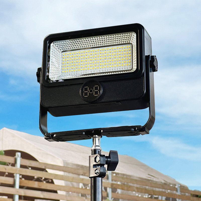 Omsen New Solar Charging Floodlight Emergency Solar Lamp Led Light Jd-Y90 With Type-C for Camping Outdoor