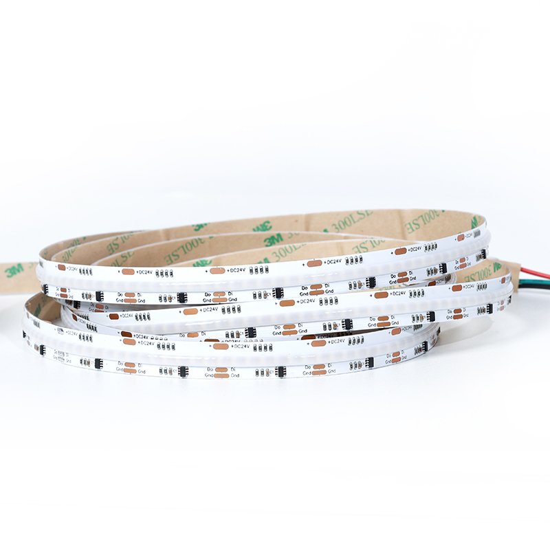 Factory Addressable RGBIC Smart Strip Lights 576LEDs 16Pixels/m Dynamic SPI Indoor Outdoor Use 12V 24V COB LED Strip Smart Light