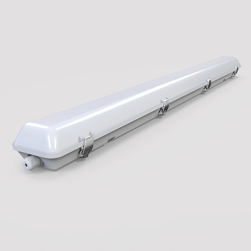 Warehouse Batten Tri Proof Light Anti Glare Solid Ip66 Waterproof Slats Led Linear Tri-proof Light Lamp Fixture for Corridor
