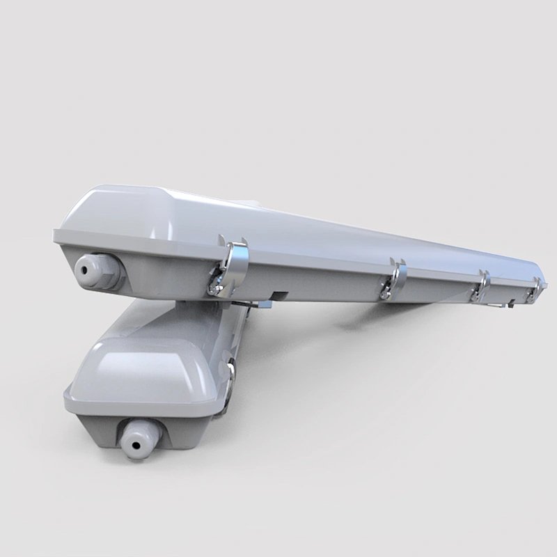 Warehouse Batten Tri Proof Light Anti Glare Solid Ip66 Waterproof Slats Led Linear Tri-proof Light Lamp Fixture for Corridor