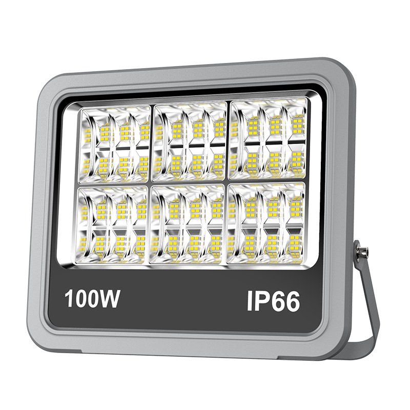 2024 New Design 120lm/W Energy Saving High Light Efficiency Outdoor Stadium Playground Street Led Flood Light IP66 6KV