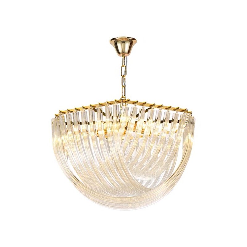 Indoor Decorations Living Room Pendant Lamp Hotel Glass Chandelier Lighting