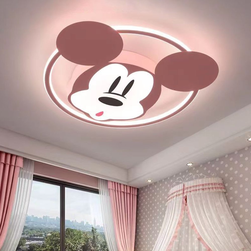 Children's Room Ceiling Light Full Spectrum Eye protection Three Color Stepless Dimming Bedroom Cartoon Custom Chandelier