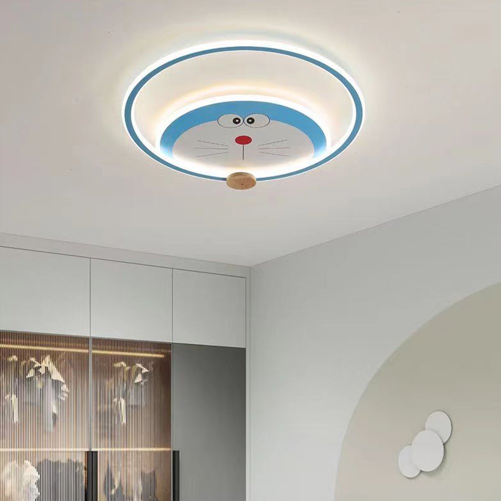 Children's Room Ceiling Light Full Spectrum Eye protection Three Color Stepless Dimming Bedroom Cartoon Custom Chandelier