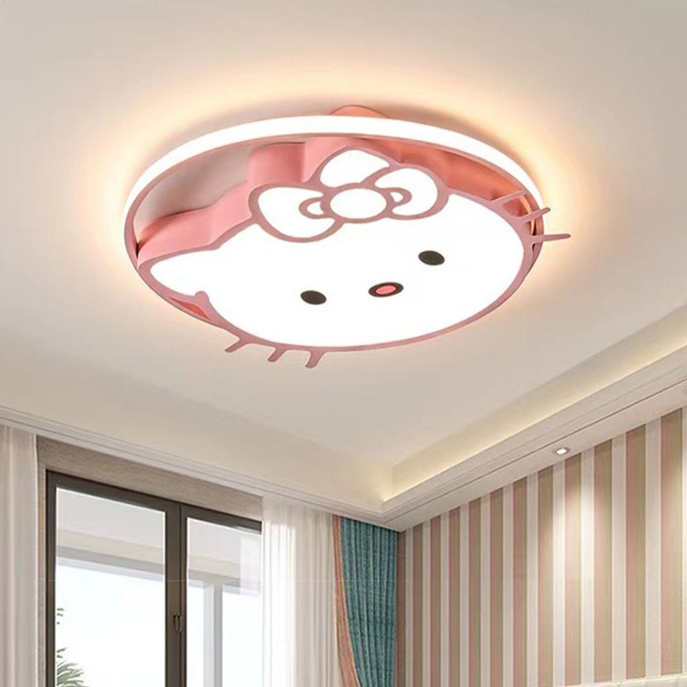 Children's Room Ceiling Light Full Spectrum Eye protection Three Color Stepless Dimming Bedroom Cartoon Custom Chandelier