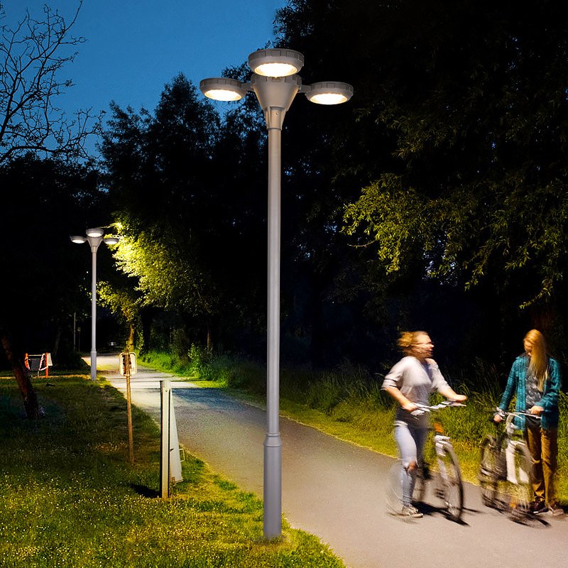 High Brightness LED Street Lights Outdoor Solar Light Renewable Energy for Urban Lighting Garden Outdoor LED Lamp
