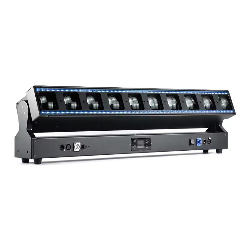 High Bright Factory Stage Dj Club Decorative Light 10x60w Beam Wash Matrix Zoom DMX with Backlight Pixel Led Moving Head Light