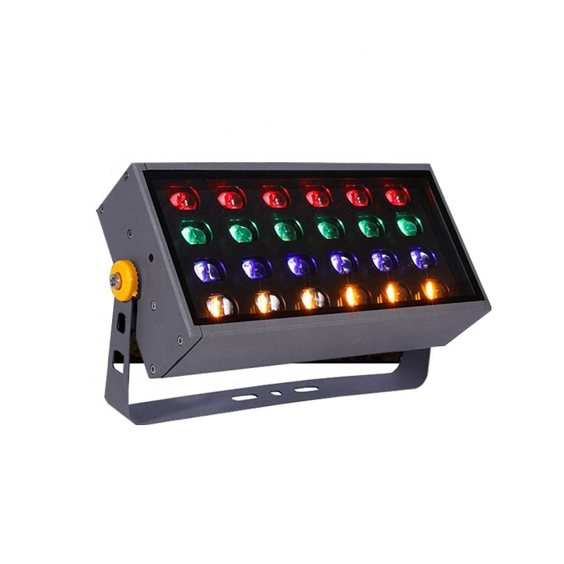 DMX512 RDM Wireless Control LED Wall Washer RGB Color Dimmable Stage Floodlight for Weddings, Shows, Concerts and Event Lighting