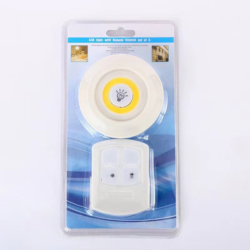 New Dimmable Cabinet Bottom Light with Remote Control Cob LED Wall Lamp Wardrobe Bathroom Lighting Night Light