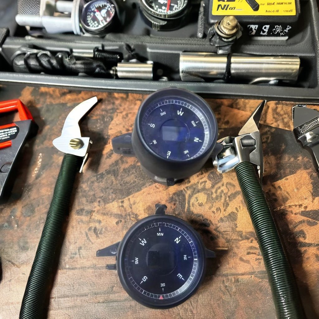 Auto Meter Muscle Volts Gauge 12V LCD Display Used Condition