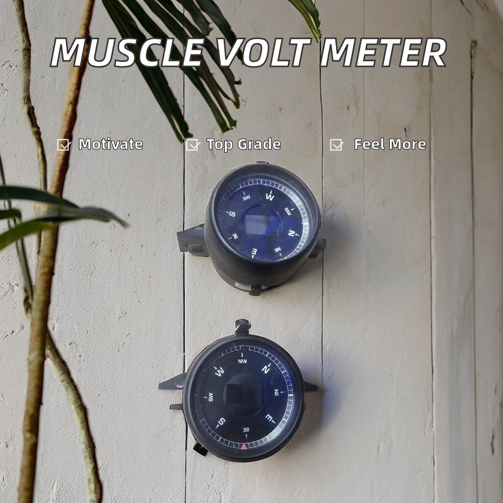 Auto Meter Muscle Volts Gauge 12V LCD Display Used Condition