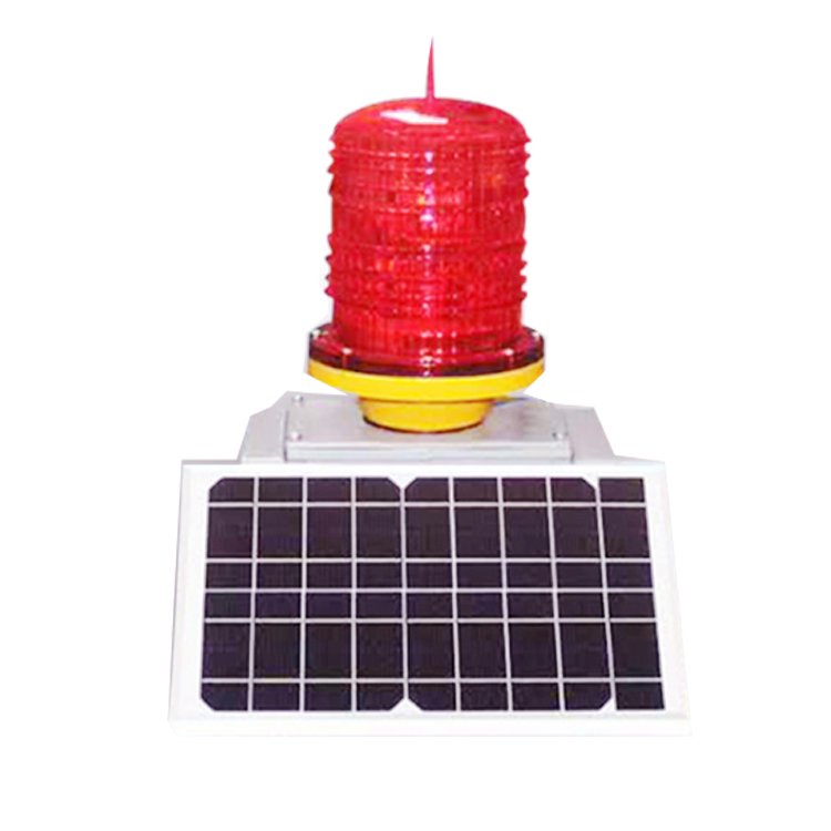 Led 10 Watts 48V Telecom Tower Crane Red Warning Battery Powered Beacon Solar Aviation Light for Telecommunications