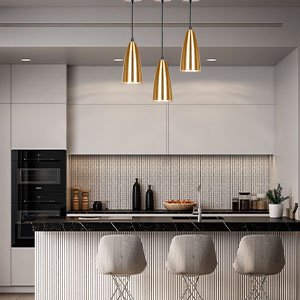 Modern Nordic Wooden Iron Pendant Light Lamp for Dinning Room Kitchen Indoor Linear Adjustable Hanging Lights/Led Pendant Light