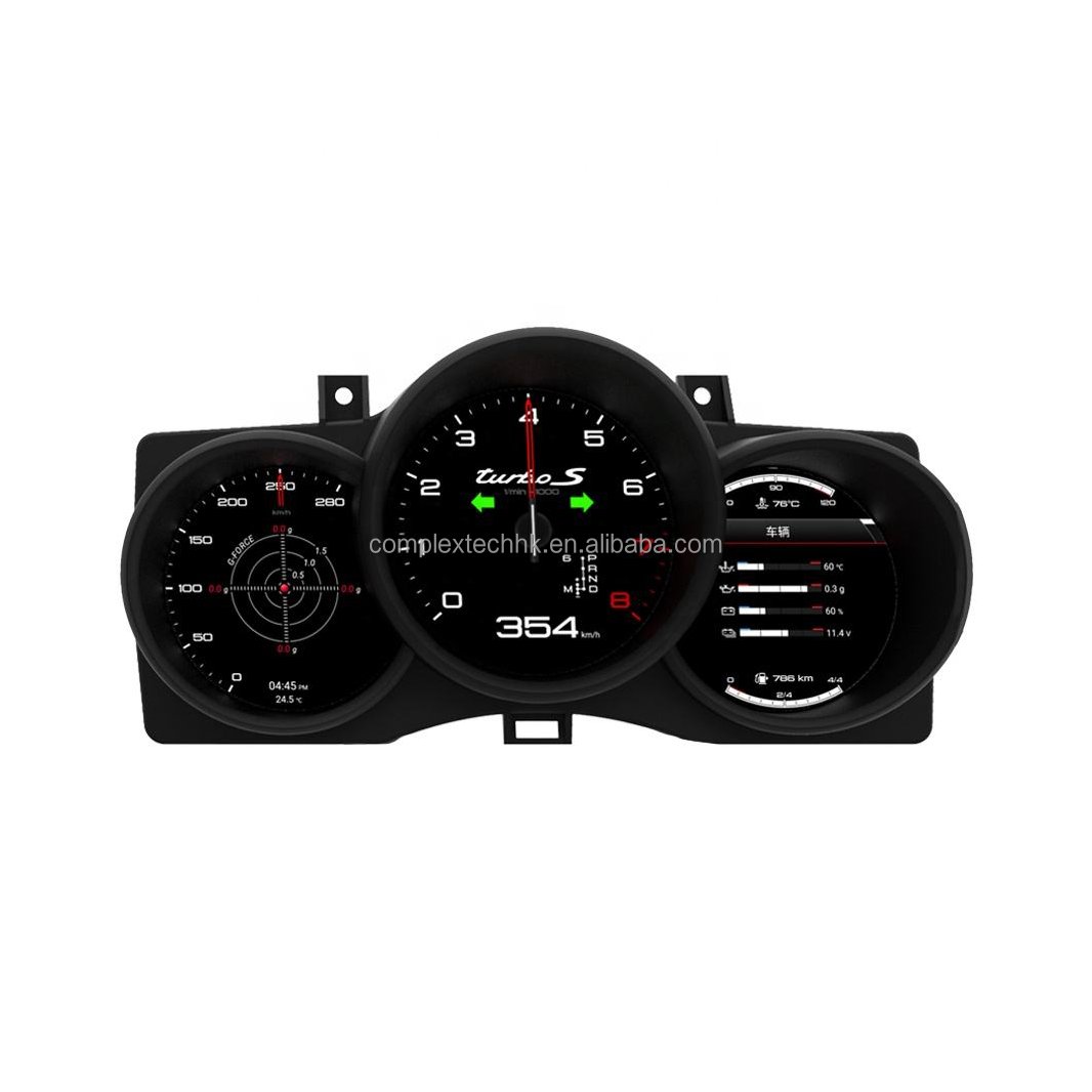 12.3" LCD Digital Cluster Virtual Cockpit Speed Meter Dashboard Instrument for Porsche Macan 2014-2023
