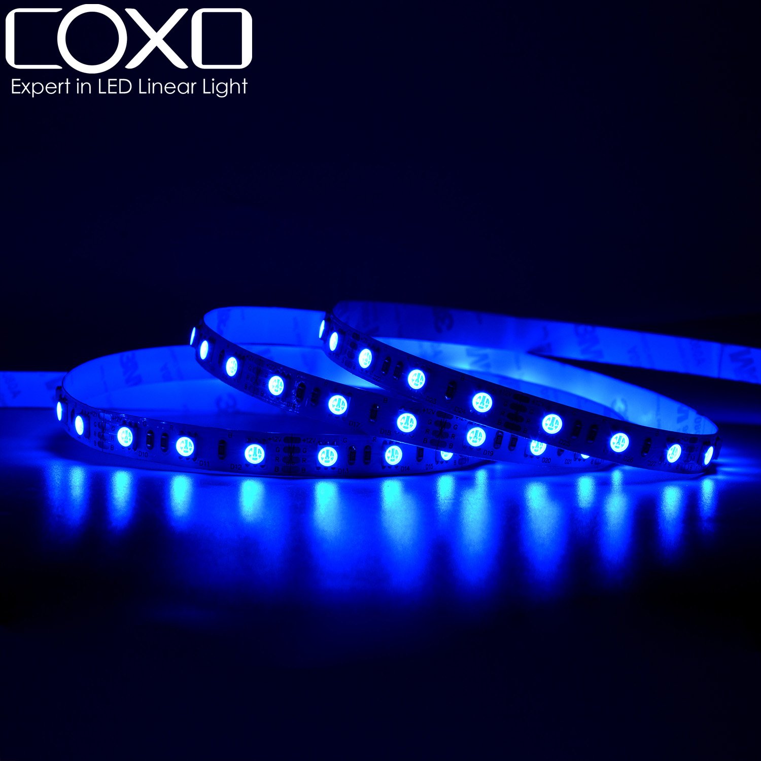 5050 60led 10mm Wide RGB Led Strip Light COXOTECH
