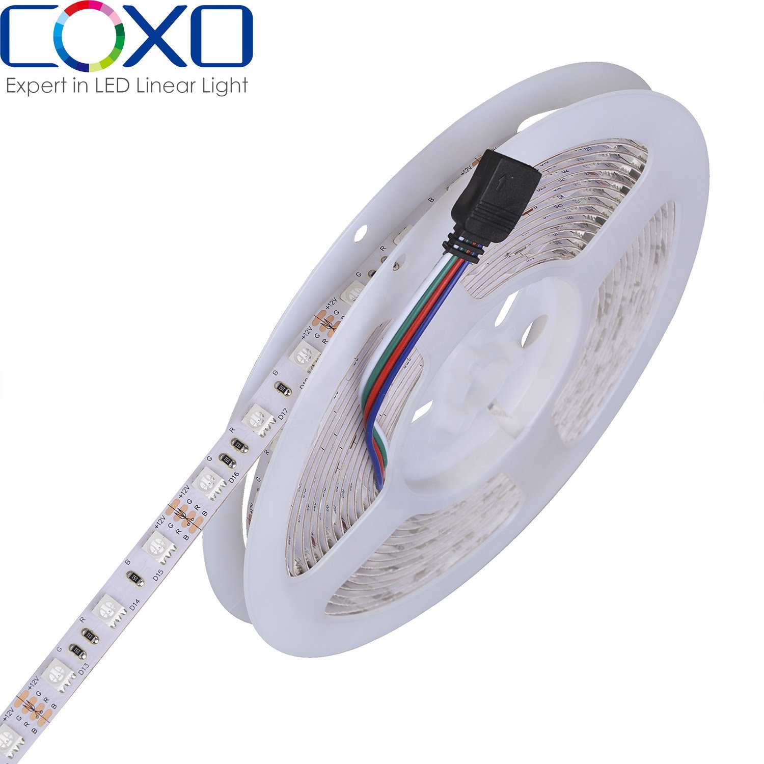5050 60led 10mm Wide RGB Led Strip Light COXOTECH