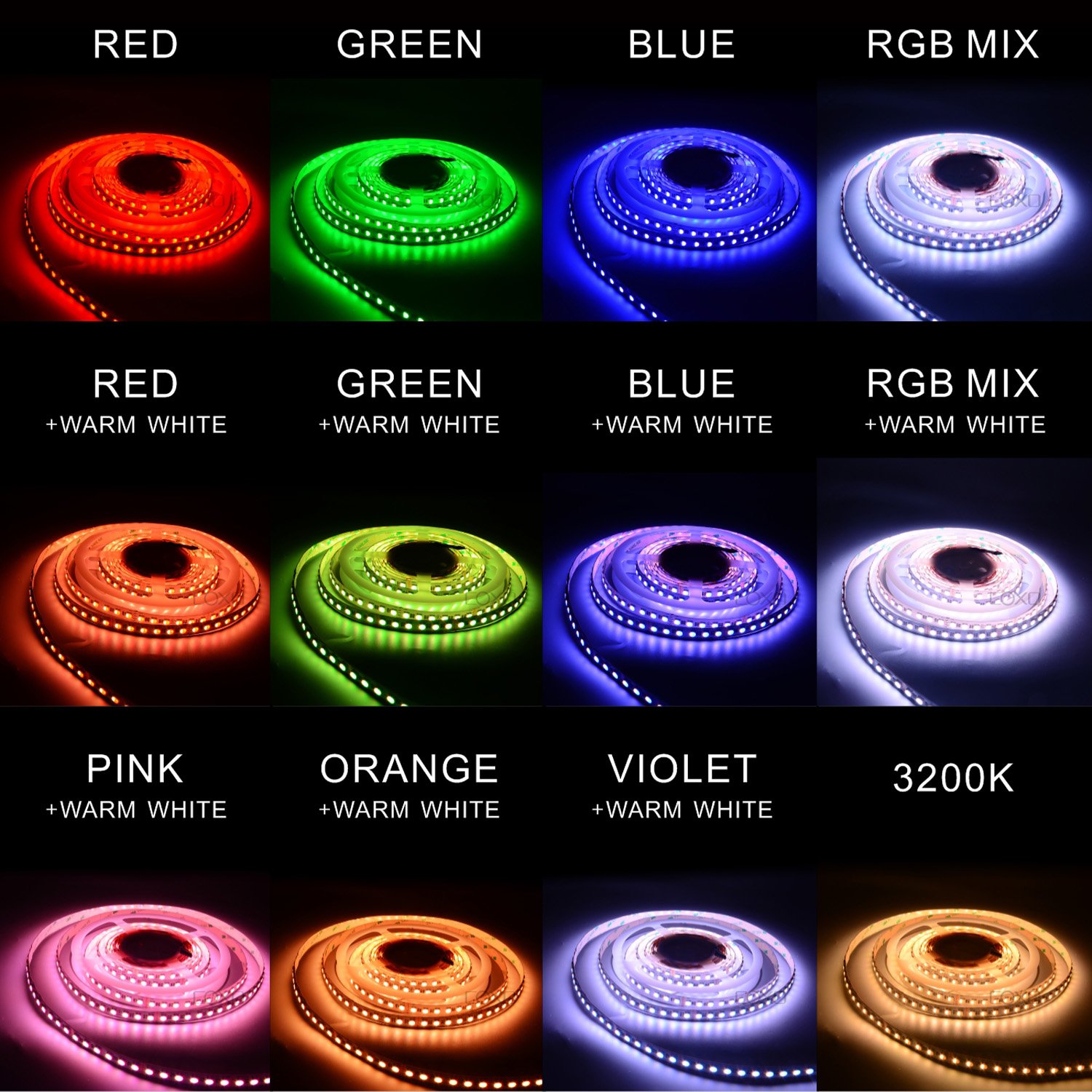 5050 60led 10mm Wide RGB Led Strip Light COXOTECH