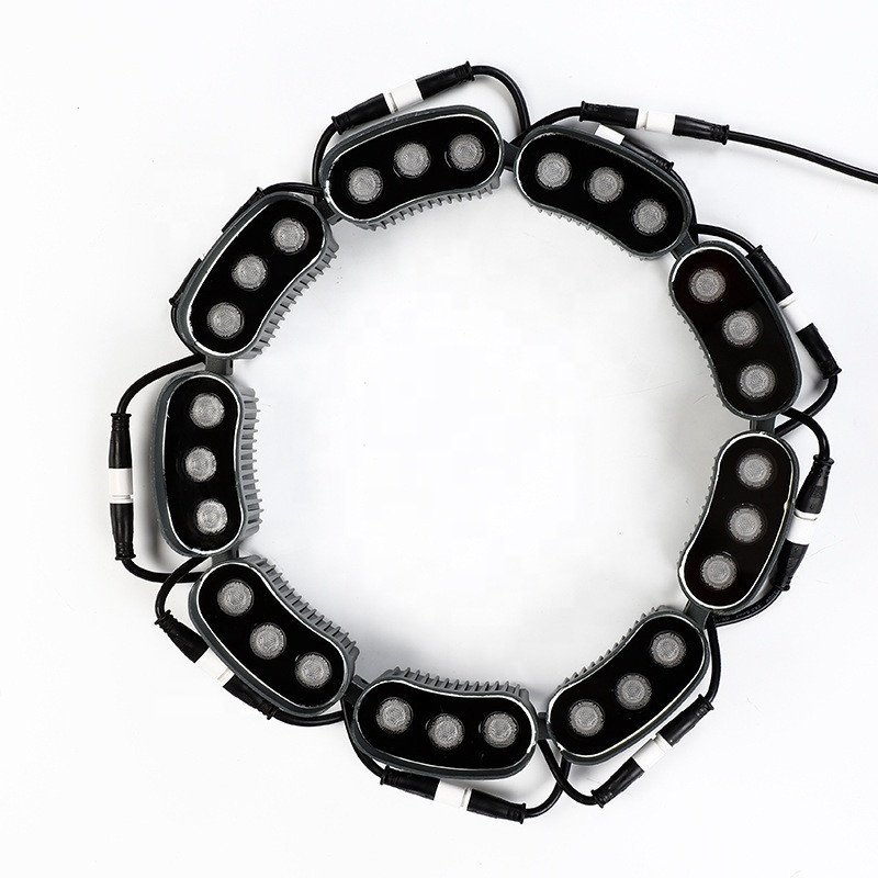 DMX512 3w Linkable Palm Hug Tree Light Ip65 Waterproof DC24V Outdoor Lighting Landscape Garden Tree Lamp Ring Led Spot Light