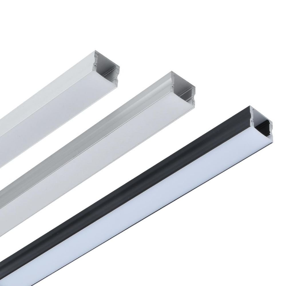 W17*H15mm Line Light Aluminium Channel Recessed Led Linear Strip Profile Housing U-shape Home Decoration Light Channel