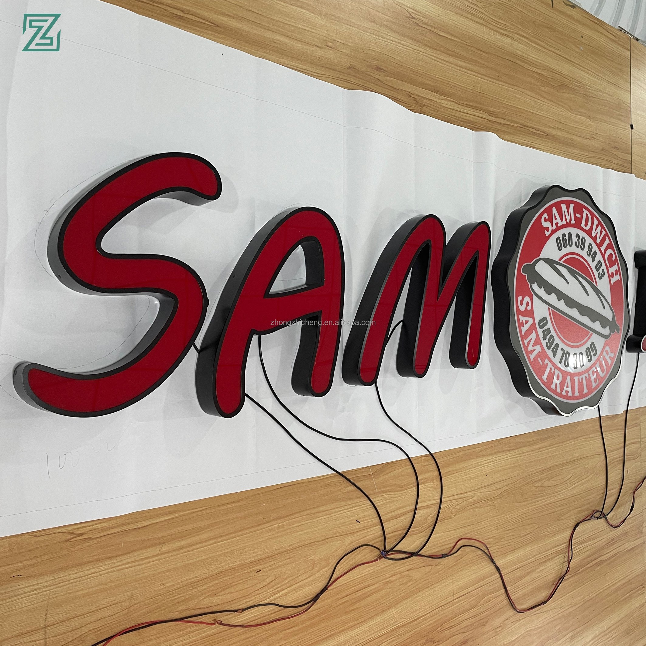 Custom 3d logo Letter Sign Acrylic Led Channel Letter for Shop Sign