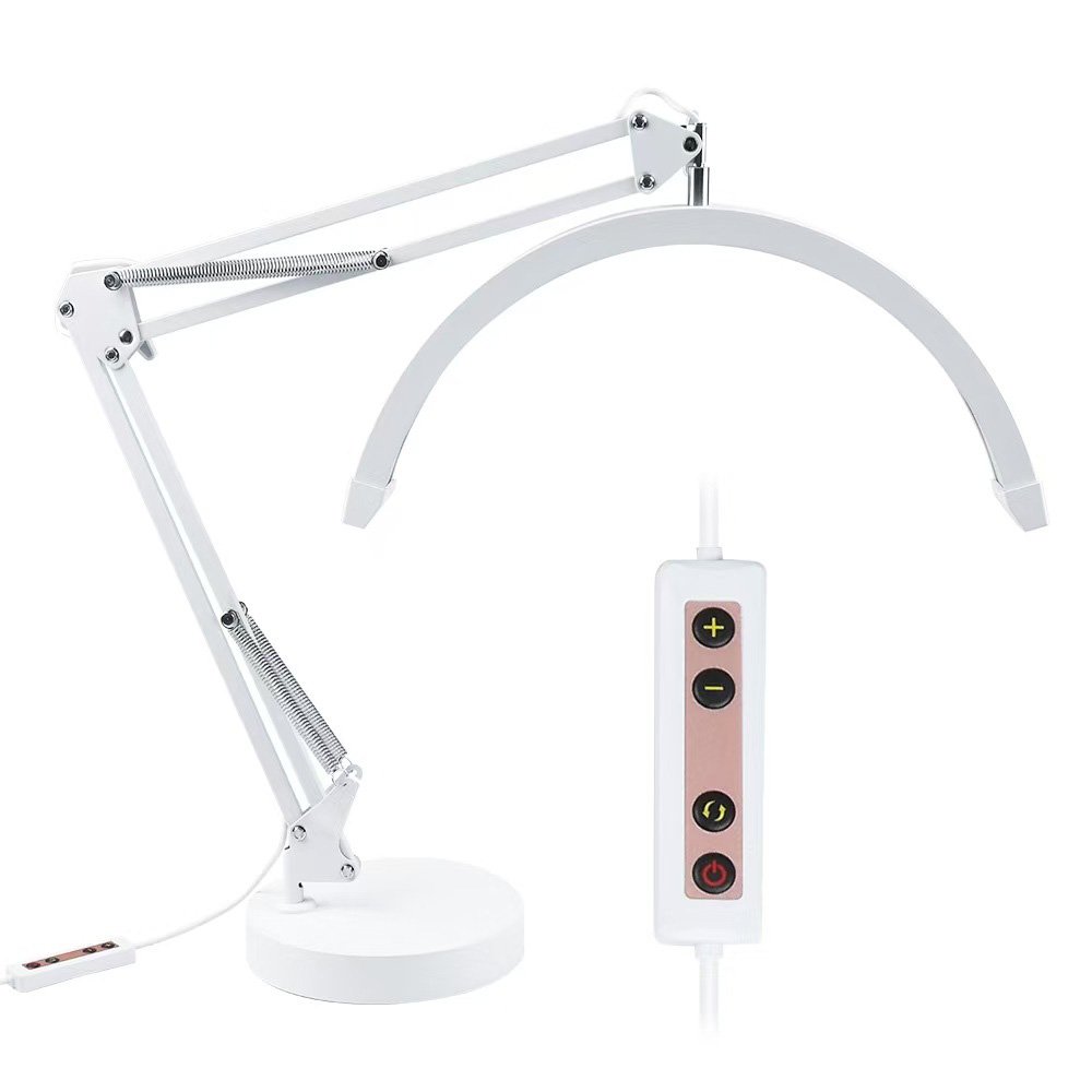 Hot Sales Dimmable Floor Lamp Beauty Ring Light Half Moon Led Moon Beauty Light Landing Led Lamp Eyelashes Extensions