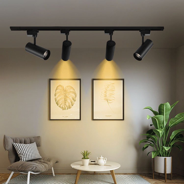 For Clothing Store Adjustable Commercial Track Lighting Color Spotlights Focus Cob Light Spot Light/Tracklights/Led Track Lights