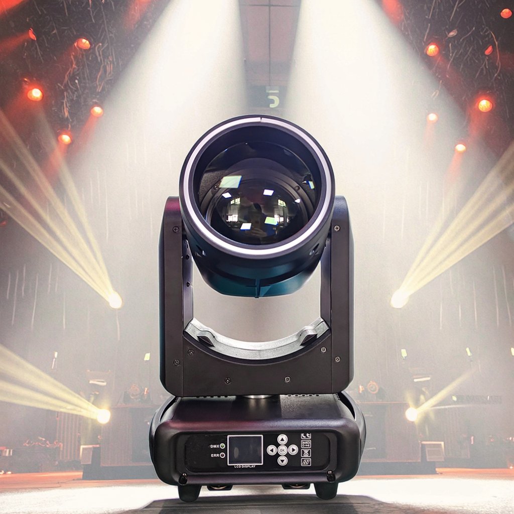 HAT 2025 Mini 295W Beam LED Ring Projection Lights for Wedding KTV DJ DMX512 Control Mode MINI 295 14R