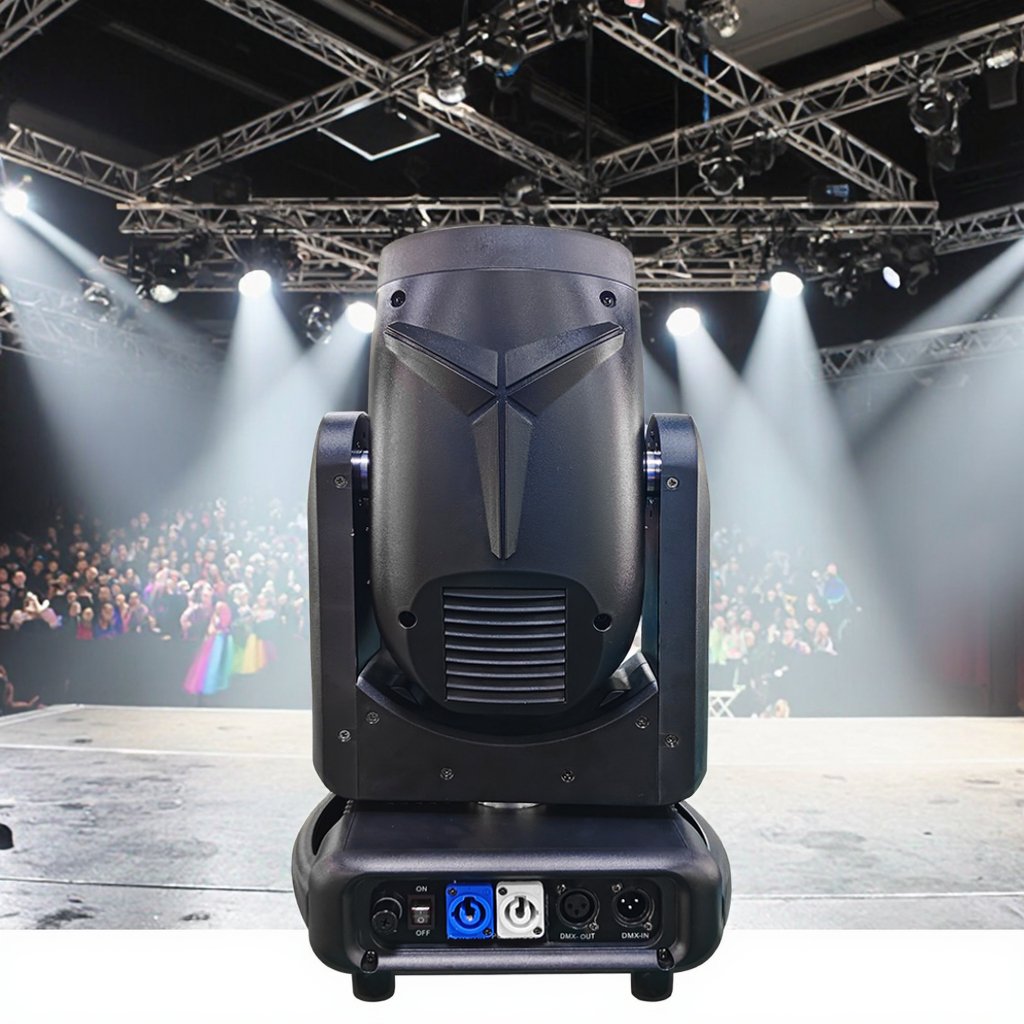 HAT 2025 Mini 295W Beam LED Ring Projection Lights for Wedding KTV DJ DMX512 Control Mode MINI 295 14R