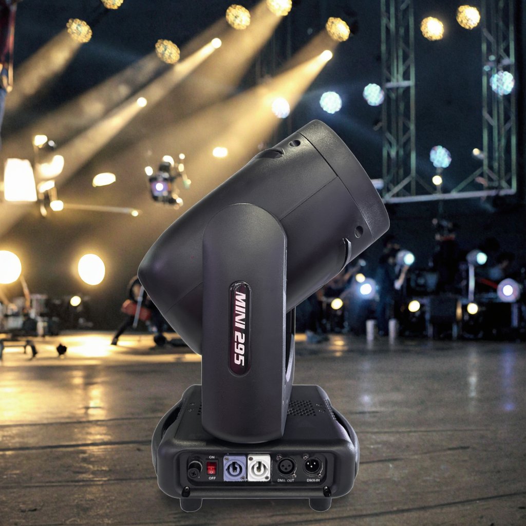 HAT 2025 Mini 295W Beam LED Ring Projection Lights for Wedding KTV DJ DMX512 Control Mode MINI 295 14R
