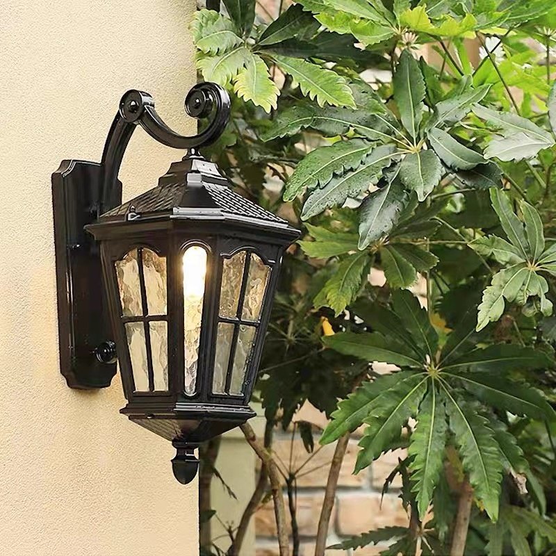 American Outdoor Wall Lamp Waterproof Corridor Wall Lamp Antique Villa Courtyard Door LED Wall Lamp