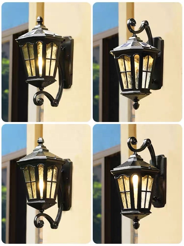 American Outdoor Wall Lamp Waterproof Corridor Wall Lamp Antique Villa Courtyard Door LED Wall Lamp