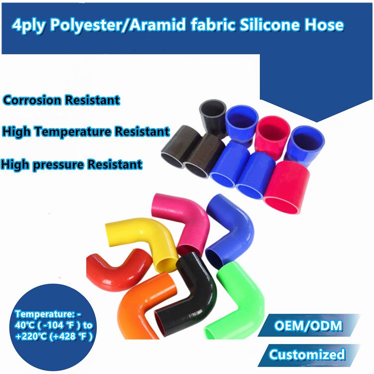 High Quality ID 2.5" (63mm) 4 Ply Polyester Reinforced Turbo Intake Straight Coupler One Meter Silicone Hose