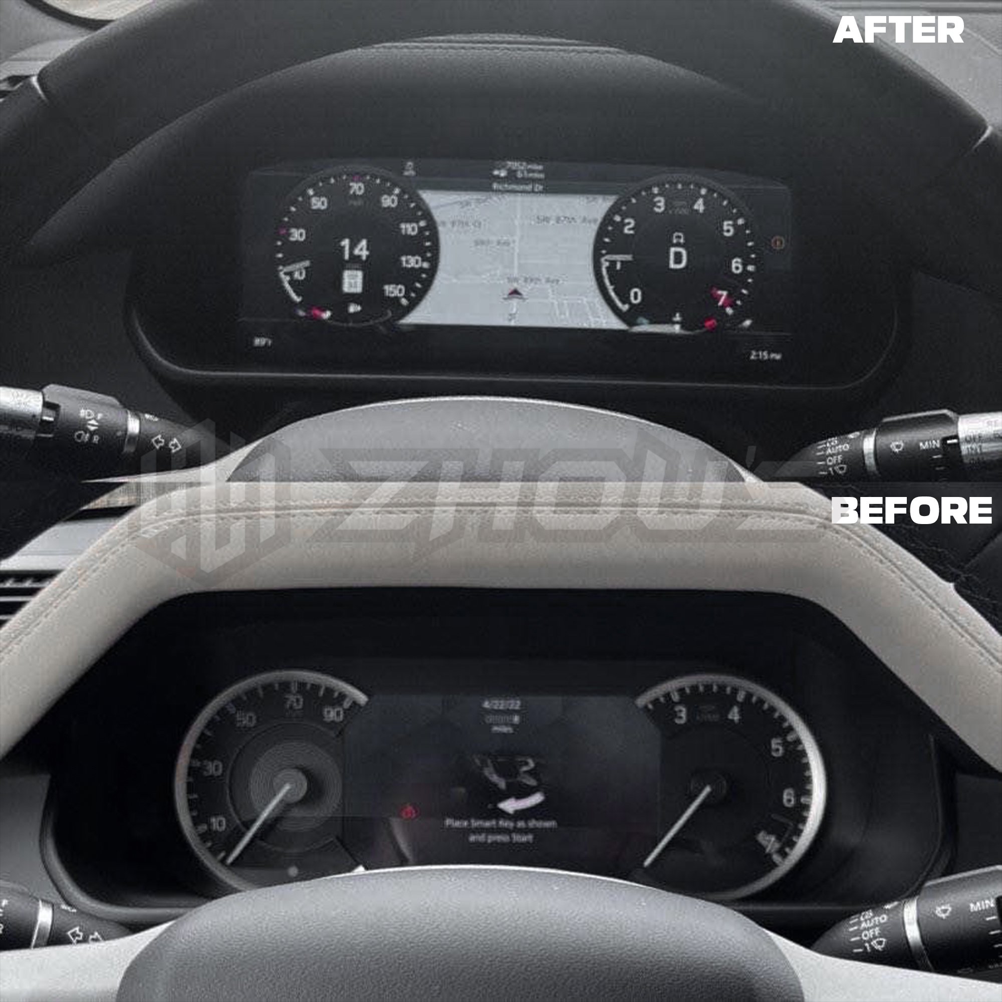 Instrument Cluster Car Auto Meter Speedometer Panel Electric Dashboard Led Display Instrument Cluster Digital for New Defender