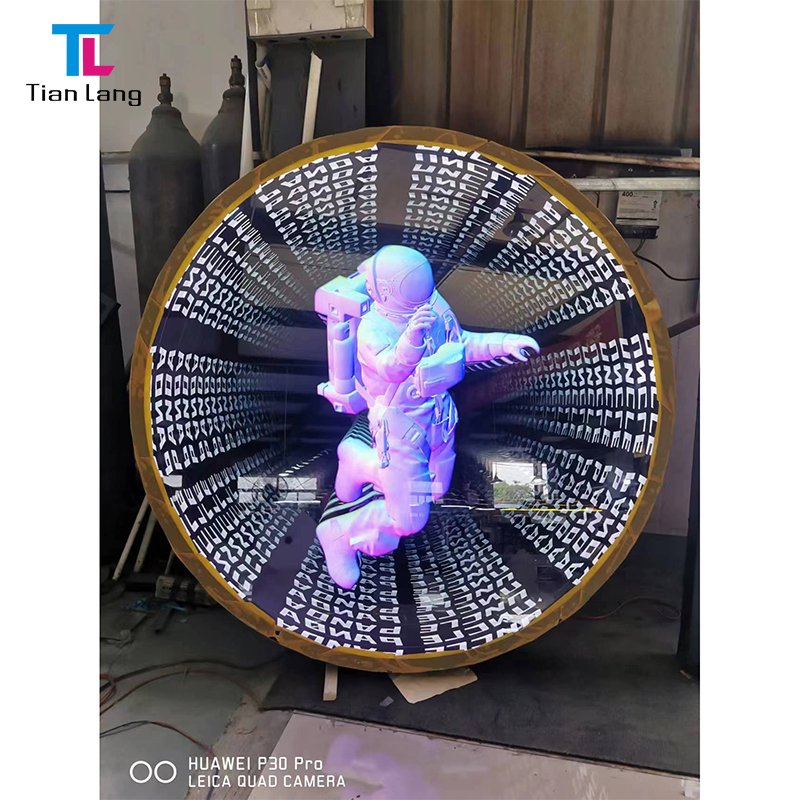 2024 New Customized Product 3D Wall Magic LED Tunnel Infinity Illusion Mirror Infinity Mirror Sign Effect Mirror Neon Sign Led