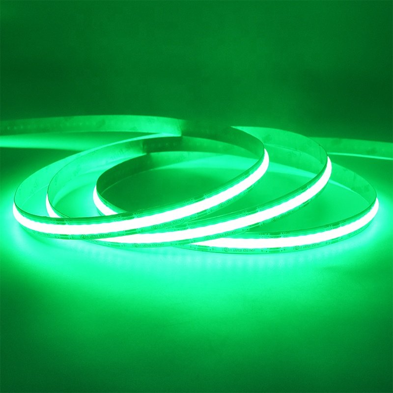 50M 100M No Welding Point 24V RGB COB Strip CRI90 672leds Indoor Outdoor 10MM RGB FOB LED Strip With WIFI Bluetooth 31MM Cut