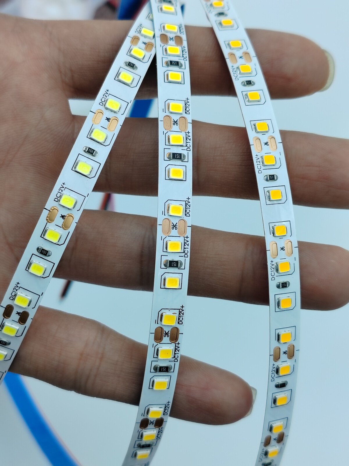 CE, Rohs Led Strip Light Factory Supply SMD2835 12v-24v 60D 120D 240D 1cm Cut CRI95 2835 Flexible Strip Light