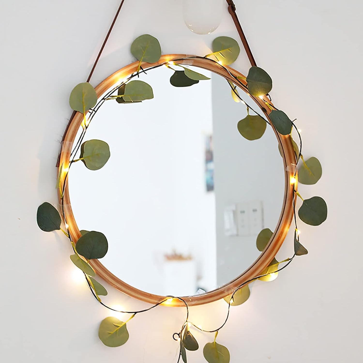 TSINYE Garland Maple Leaf Creepe Solar Battery Operated LED Fairy String Lights Decorative for Christmas Party Indoor
